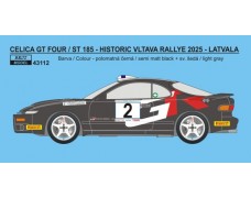 Decal – Toyota Celica ST 185 - Historic Vltava Rallye 2025 - Latvala 1/43
